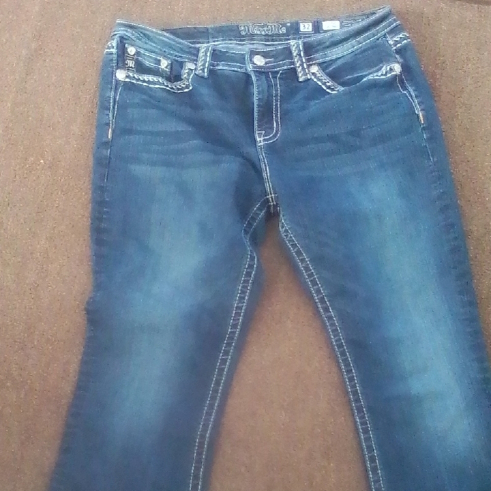 Miss Me Dark Blue Skinny Jeans